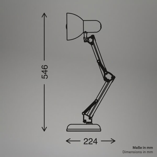 Brilo - Stolní lampa PIXA 1xE14/25W/230V béžová
