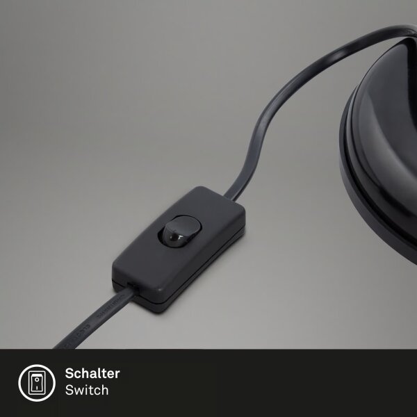 Stolní lampa 1xE14/25W/230V černá