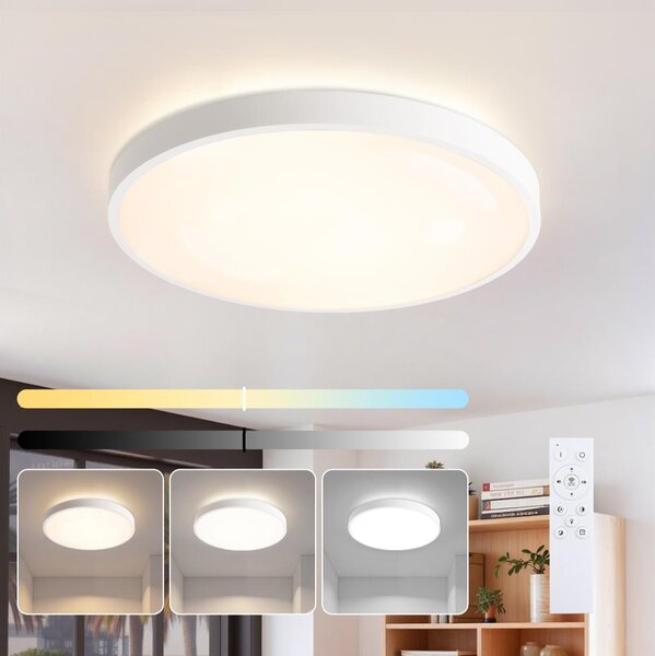 Brilagi - LED Stmívat. svítidlo GLASS POOL DOUBLE LED/60W/230V 50 cm bílá + DO