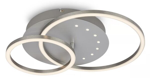 Brilo - LED Stmívatelné stropní svítidlo LED/26W/230V 3000K matný chrom