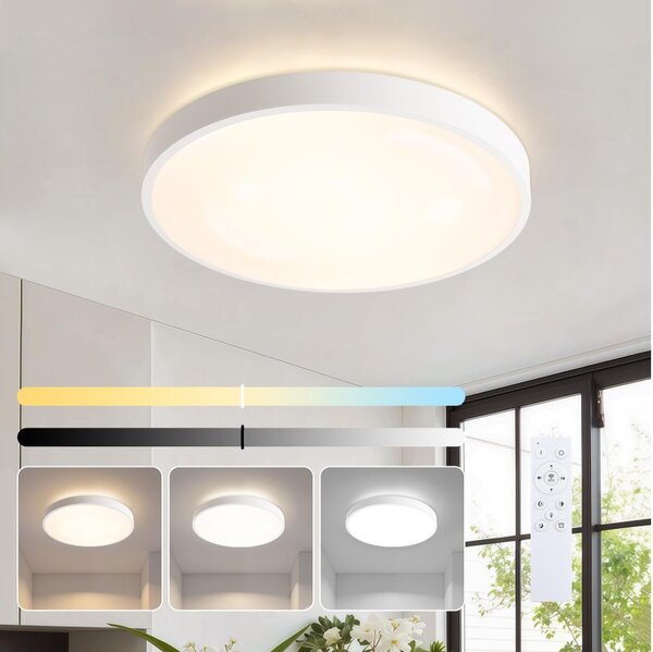 Brilagi - LED Stmívat. svítidlo GLASS POOL DOUBLE LED/48W/230V 40 cm bílá + DO