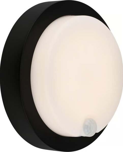 Brilo - LED Nab venk nástěnné svítidlo se senzorem LED/4W/5V 4400 mAh IP44 černá