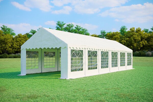 Párty stan 4x12 m STANDARD - ohnivzdorný barva Bílá