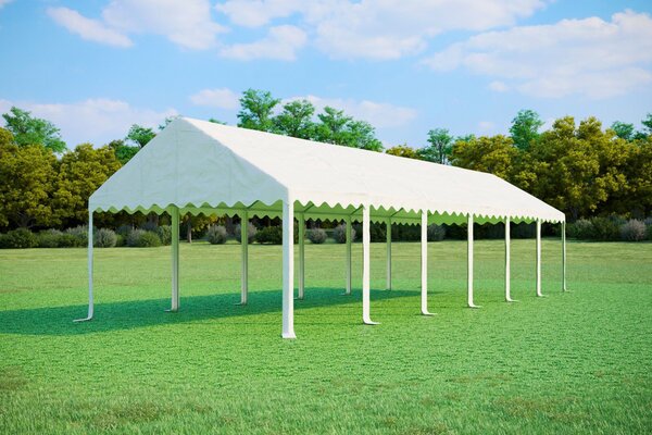 Párty stan 4x12 m STANDARD - ohnivzdorný barva Bílá