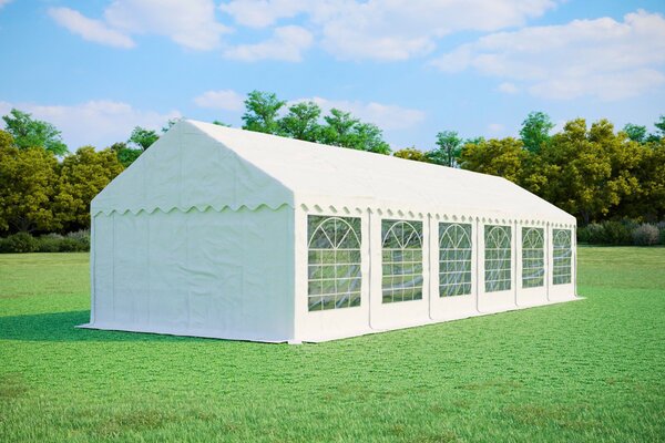 Párty stan 4x12 m STANDARD - ohnivzdorný barva Bílá
