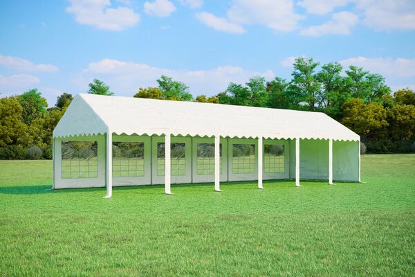 Párty stan 4x12 m STANDARD - ohnivzdorný barva Bílá