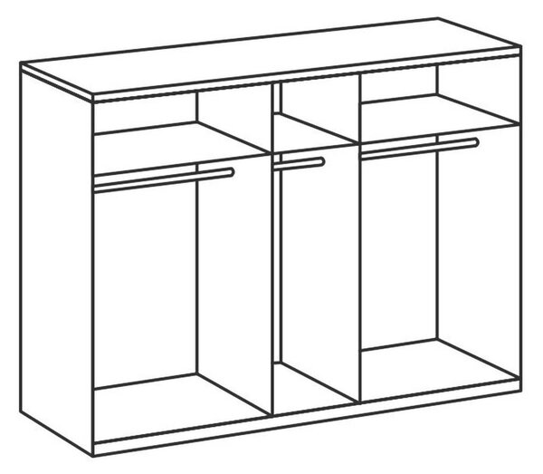 Šatní skříň LEVEL 36 D