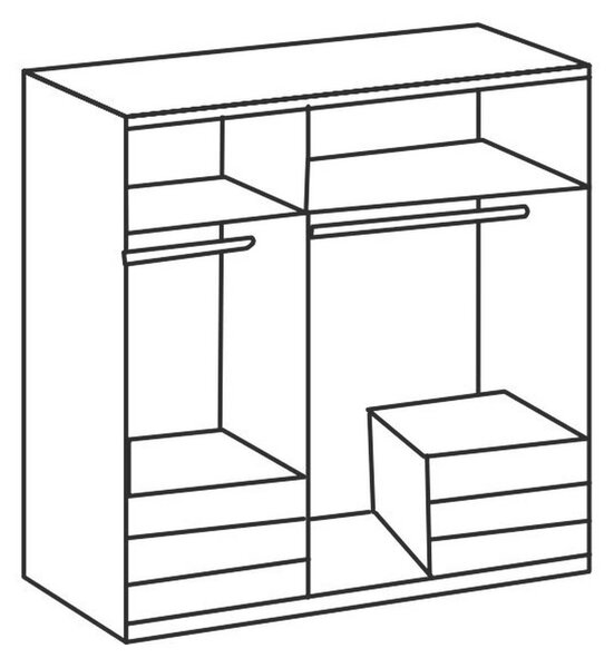 Šatní skříň LEVEL 36 D