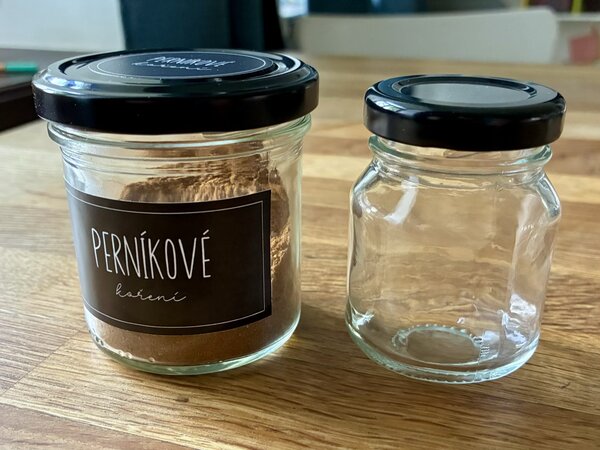 Sada kořenek s černým víčkem 12 ks 165ml