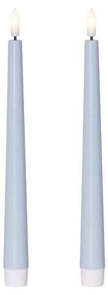 LED svíčka Flamme Candy Blue – set 2 ks