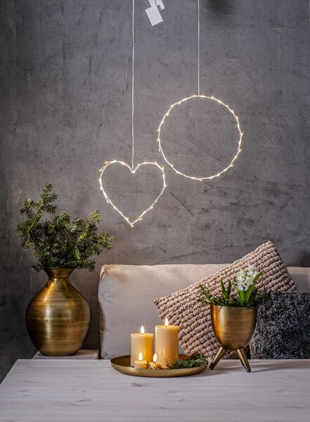 Čajová LED svíčka Flamme Beige 4 cm – set 2 ks