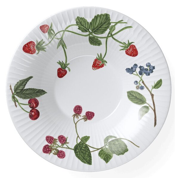 Porcelánový polévkový talíř Summer Berries 21 cm Kähler