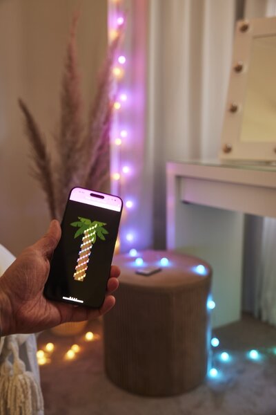 Chytrý LED světelný řetěz Fairy – 66 žárovek