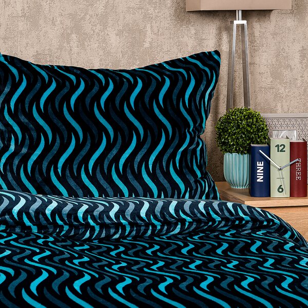 4Home Povlečení Wave mikroflanel, 140 x 220 cm, 70 x 90 cm