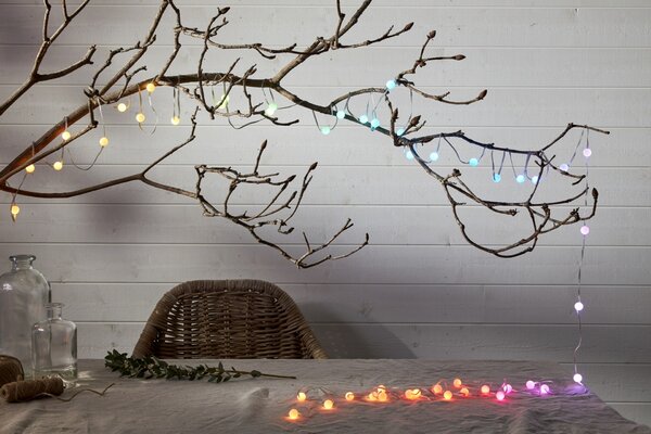 Chytrý LED světelný řetěz Fairy – 66 žárovek
