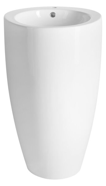 Aqualine Aqualine, Keramické umyvadlo volně stojící, 50x84cm, bílá, VS701