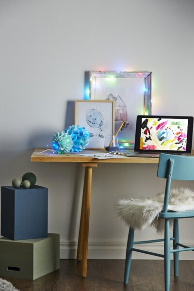 Světelný řetěz Multicoloured – 40 LED žárovek