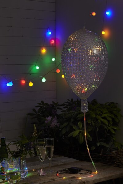 Světelný řetěz Multicoloured – 40 LED žárovek