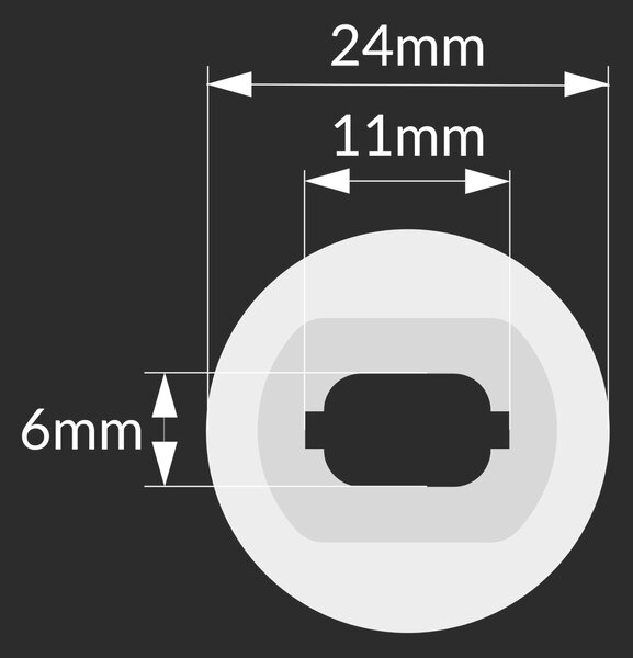 Sestava LED NEON 24, 28,8 W/m, 24VDC, délka 5m, CRI80, RGB, IP67