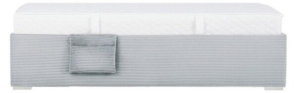 Postel Remi s bočnicemi 90x200, potah šedomodrý