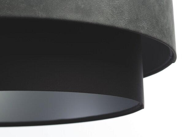 BPS koncept Závěsné svítidlo DUO ellegant, 1xE27, ø 40 cm, v. 25 cm Barva: Šedá
