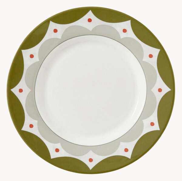 Sada porcelánových talířů Geo Salad, 4 díly