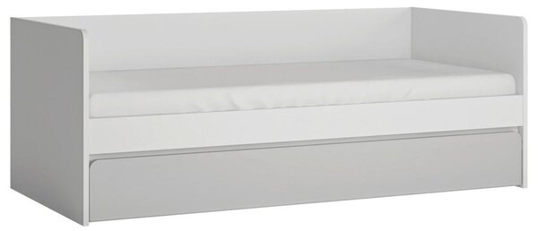 Postel FLEXI 90/200 cm, barva bílá/šedá