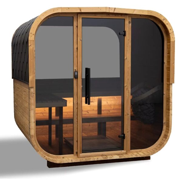 Relax na MAX Sudová sauna CUBE Thermowood 190