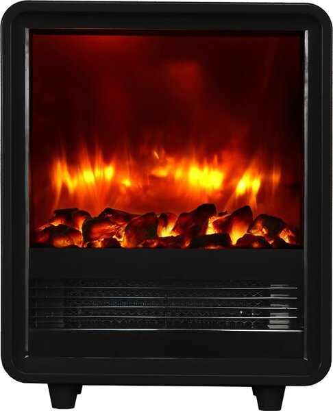 Elektrický krb BALDERIA George – elektrická krbová kamna, 2000 W – erná