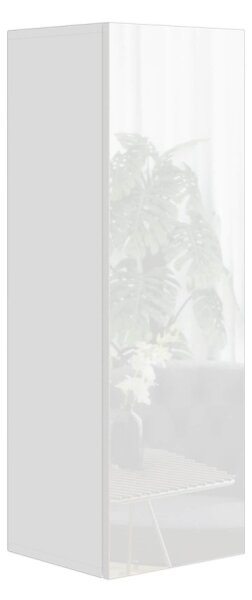 Závěsná skříňka ANTOFALLA typ 3, bílá/bílý lesk