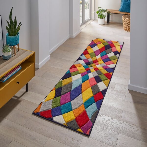 Flair Rugs, Běhoun Spectrum Rhumba Multi, 66x300, vícebarevná, chodba / předsíň