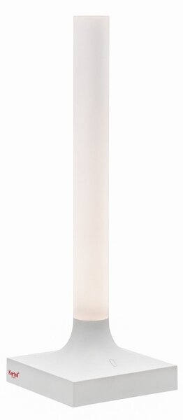 Stolní lampa Kartell, Goodnight, stmívatelné, Bílá, Obývací pokoj, Plast, Design
