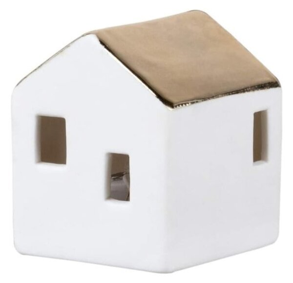 Porcelánová mini LED lucerna Medium House