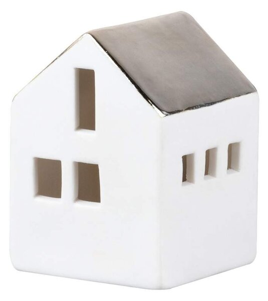Porcelánová mini LED lucerna Large House