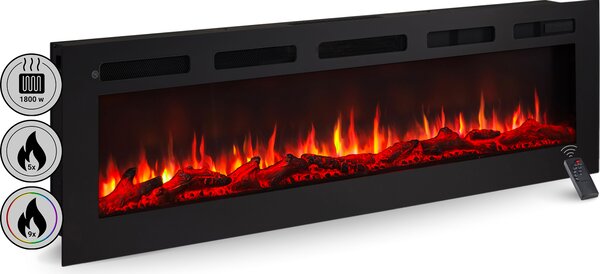 Elektrický krb BALDERIA Leif 60 - 2v1 - erný
