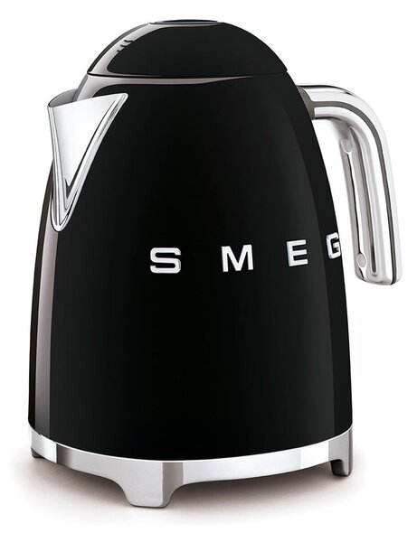 Černá rychlovarná konvice z nerezové oceli 1,7 l Retro Style – SMEG