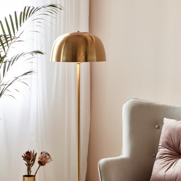 Nordlux Mosazná stojací lampa Cera 140 cm
