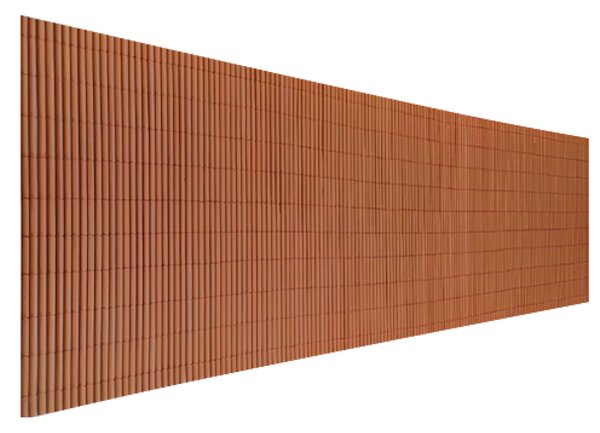 KONDELA Zahradní zástěna, hnědá, 300x100 cm, ABEO