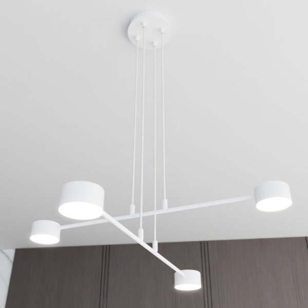 Lustr na lanku MODUS 4xGX53/10W/230V bílá