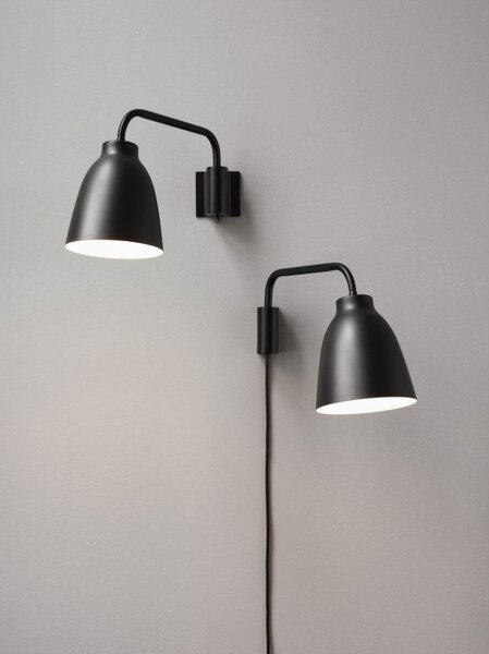 Fritz Hansen Nástěnná lampa Caravaggio™, matt black 23041308