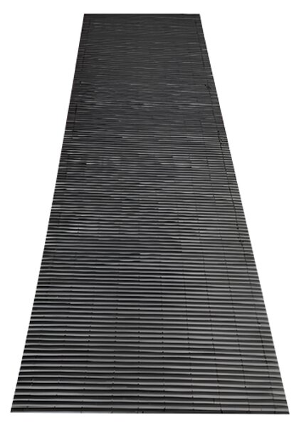 KONDELA Zahradní zástěna, černá, 300x100 cm, ABEO