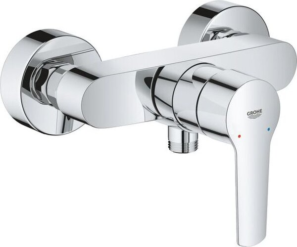 Jednopáková sprchová baterie Grohe Start, montá na ze, 1/2" závitové pipojení, chrom, keramická kartue, nastavitelný omezova prtoku