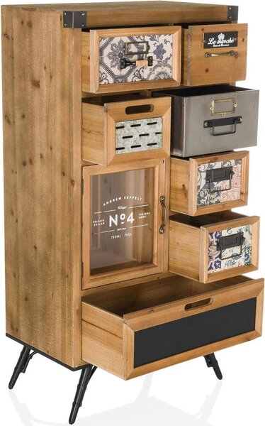 Hjh LIVING Příborník CONTINENTO S Komoda Skříňka s úchytem 104,0 x 53,0 x 32,0 cm