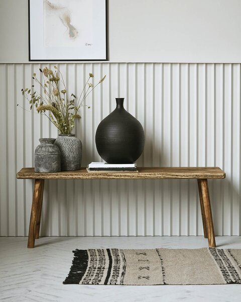 Lavice nida 120 x 43 cm hnědá