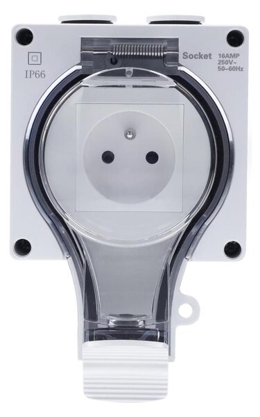Solight 5B350 - Zásuvka do vlhkého prostředí 230V/16A IP66