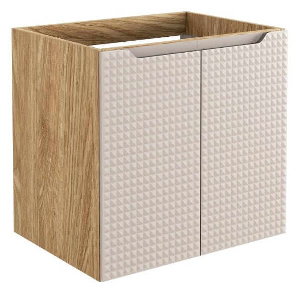 Skříňka pod umyvadlo LUXOR Beige 82-60-2D | 60 cm s dvířky
