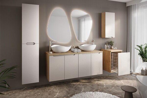 Skříňka pod umyvadlo LUXOR Beige 82-60-2D | 60 cm s dvířky