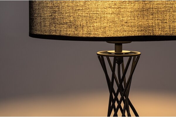 Rabalux 74082 - Stolní lampa NIVRA 1xE27/40W/230V černá