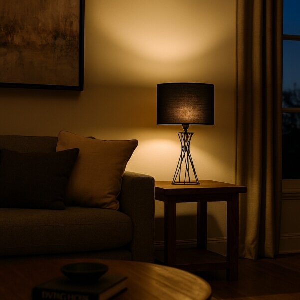 Rabalux 74082 - Stolní lampa NIVRA 1xE27/40W/230V černá