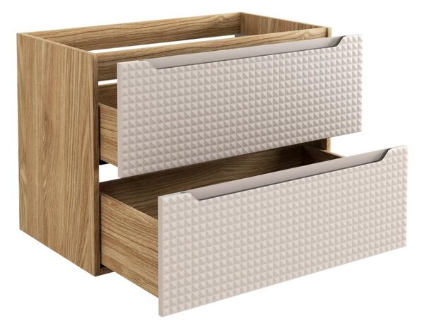 Skříňka pod umyvadlo LUXOR Beige 82-80-2S | 80 cm